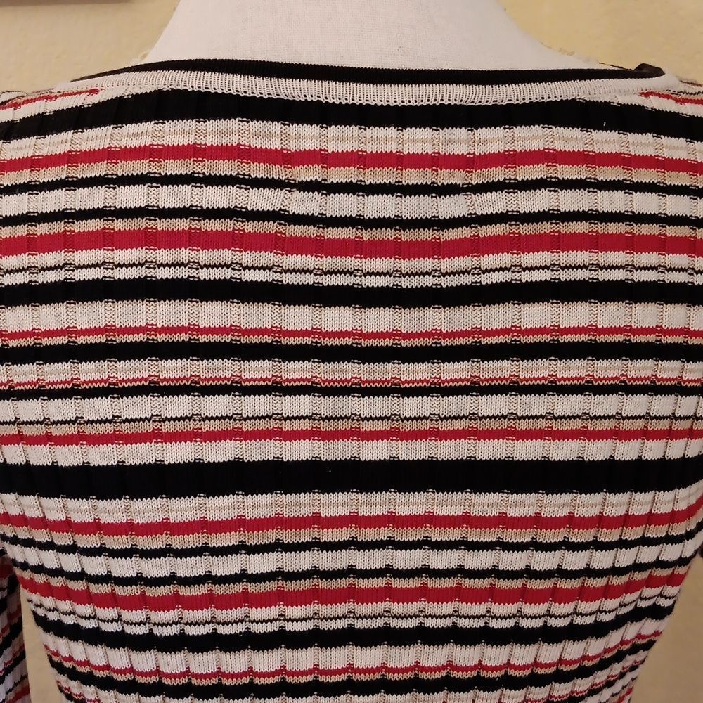 Pendleton Multicolor Striped Knit Top - image 6